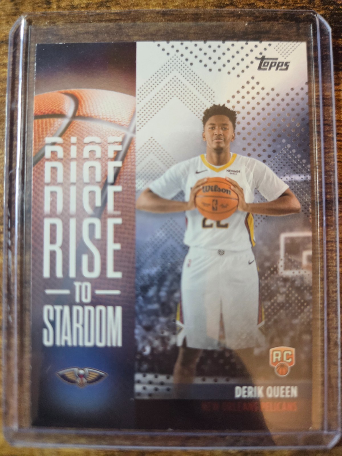 2025-26 Topps Derik Queen Rise to Stardom Rookie RC #RTS-13 New Orleans Pelicans