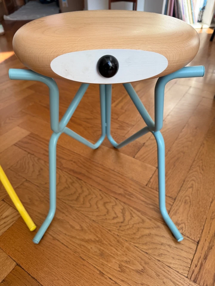 Pair of very Rare Phillip Grass “Companion” Stools - Image 3 of 4