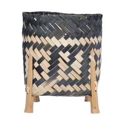 Handwoven Basket Northern Europe Style Bamboo Weaving Plant Basket For Home SET