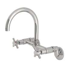 Kingston Brass KS414 Concord 1.8 GPM Widespread Bridge Kitchen - Chrome