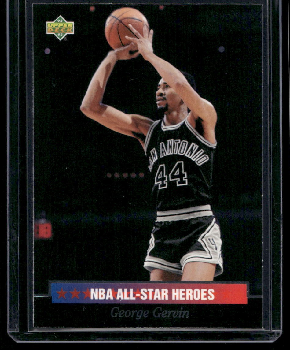 George Gervin 1992-93 Upper Deck NBA All-Stars Gold-Foil #6 San Antonio Spurs