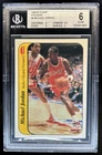 1986-87 Fleer Michael Jordan Stickers RC #8 Bulls BGS 6 Rookie
