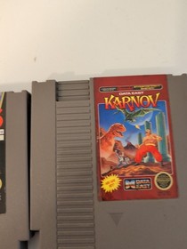 LOT OF 7 NES NINTENDO GAMES = Iron Sword Off Road Jaws Karnov Karate Champ