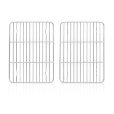 Cooling Rack Set of 2 Stainless Steel Wire Grill Rack for Baking Roasting