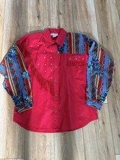 Vintage Sassa Western Shirt Women’s Large Made In USA