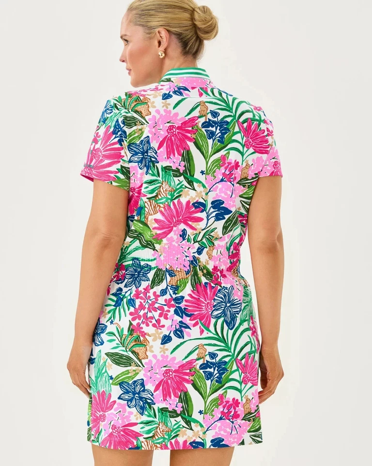 Lilly Pulitzer UPF 50+ Luxletic Love Active Dress  Multi Endless Summe Full Size - Image 3 of 4