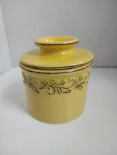 Original Butter Bell Crock in Goldenrod Yellow - L Tremain - Stoneware - 2018