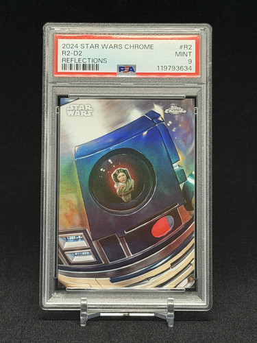 2024 Topps Chrome Star Wars R2-D2 Reflections #R2 PSA 9 - RARE