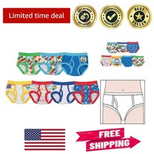 Toddler Boys' 7-Pack Briefs with Thomas the Tank - Ideal for Potty Training