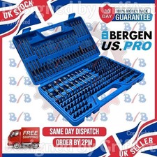 US PRO 208PC SCREWDRIVER BIT SET SLOTTED PHILIPS HEX TAMPER SECURITY NUT DRIVER