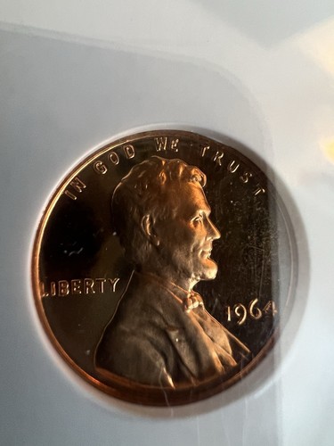 1964 NGC PF 67 RD UCam Memorial Cent, Gem Proof 67 Red Ultra Cameo Coin Stunner - Bild 3 von 7