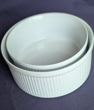 Vintage Dansk Bistro White Nesting Casserole,...