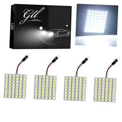  Super Energy-saving 50508-SMD LED Panel Dome Light Auto Car Interior 4 White