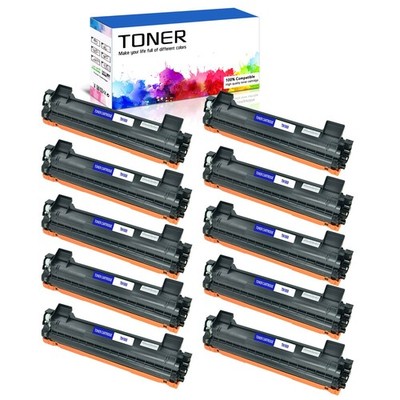 10PK TN1000 Toner Cartridge For Brother Laserjet DCP1511 DCP1512 MFC1815 HL1110R