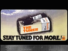 Autolite Spark Plugs - The Tuner - Orig. Vintage 70s 80s Racing Decalsticker Autolite Spark Plugs - The Tuner - Orig. Vintage 70s 80s Racing Decalsticker