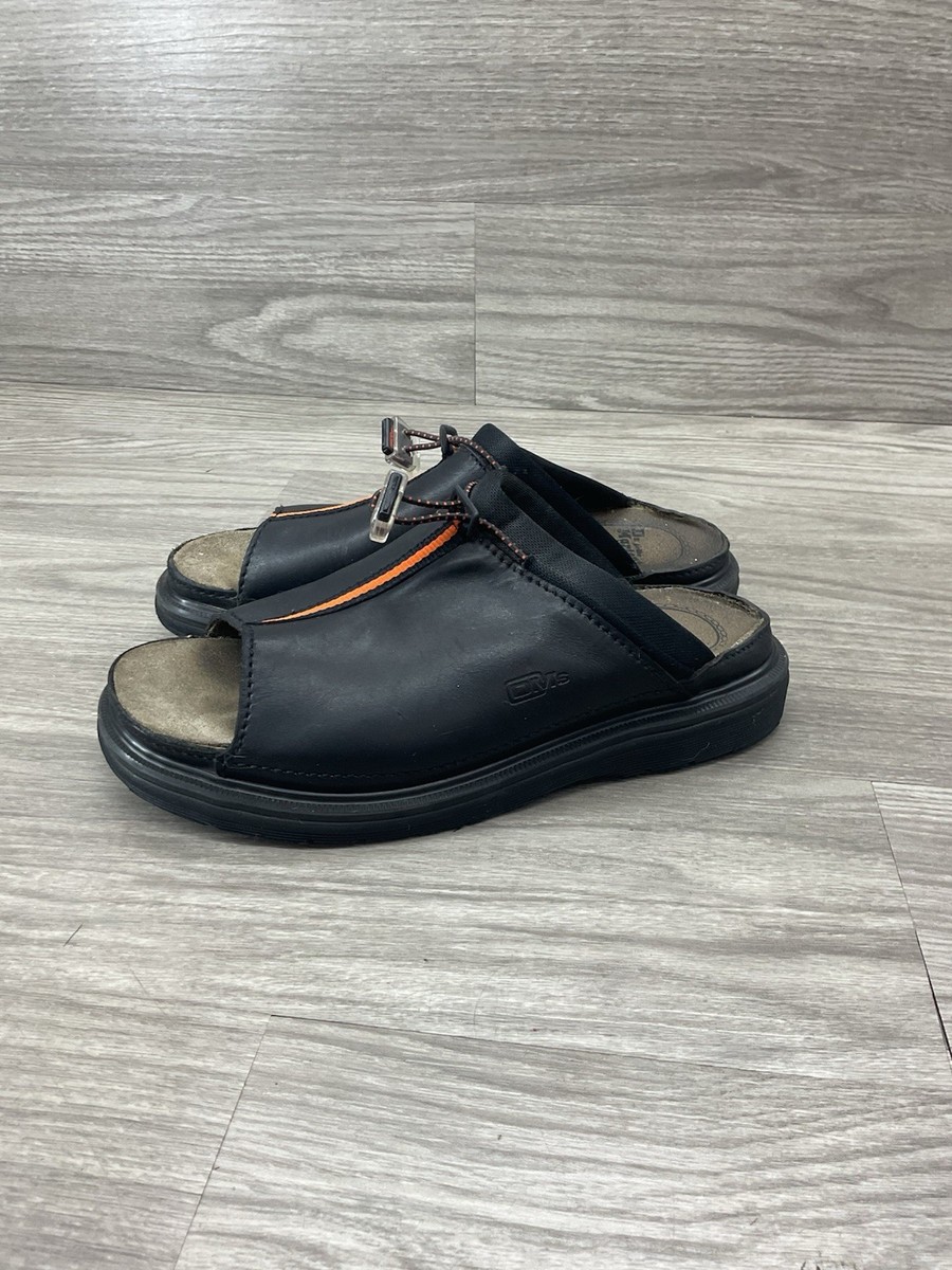 VTG Y2K Dr. Martens Mens Leather Chunky Sandals Slides US 11 Made in England s-l400.jpg main image 3