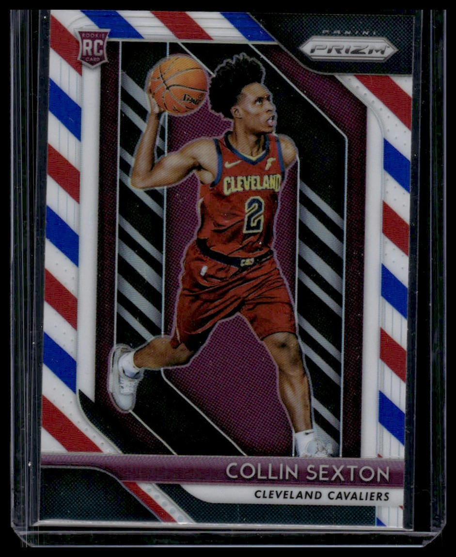 Collin Sexton 2018-19 Panini Prizm #170 Rookie RC Prizms Red White and Blue