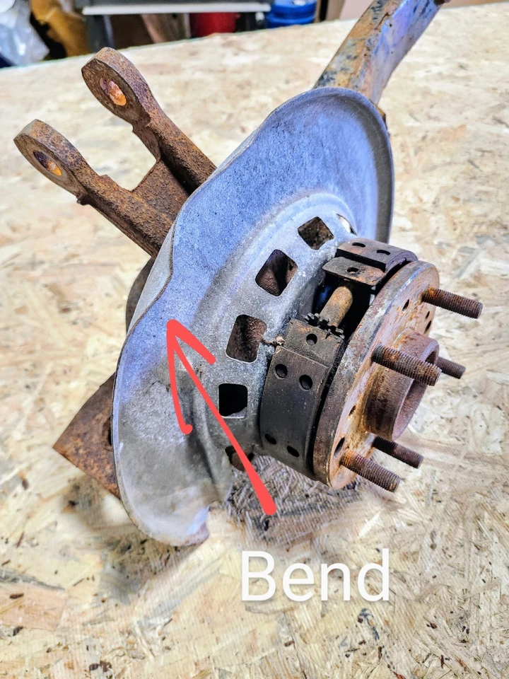 Suspensão traseira esquerda conjunto de braço traseiro motorista lateral USADO 75-82 C3 Corvette - Imagem 2 de 4