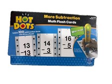 Hot Dots More Subtraction Math Flash Cards EI-2758