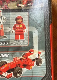 LEGO Racers M. Schumacher & R. Barrichello 8389 In 2004 New Retired Japan
