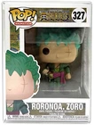Funko Pop! One Piece Roronoa Zoro #327 Common w/Protector