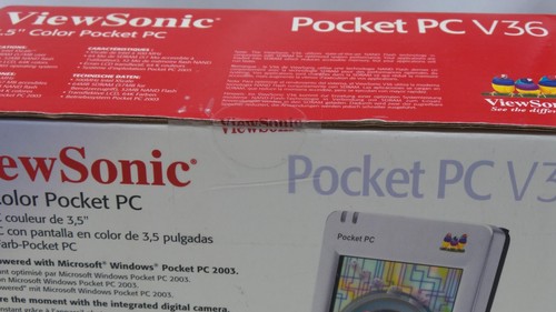 ViewSonic V36 Color Pocket PC - Intel 300MHz - 64MB RAM (VSMW27024-1M) - 第 1/3 張圖片