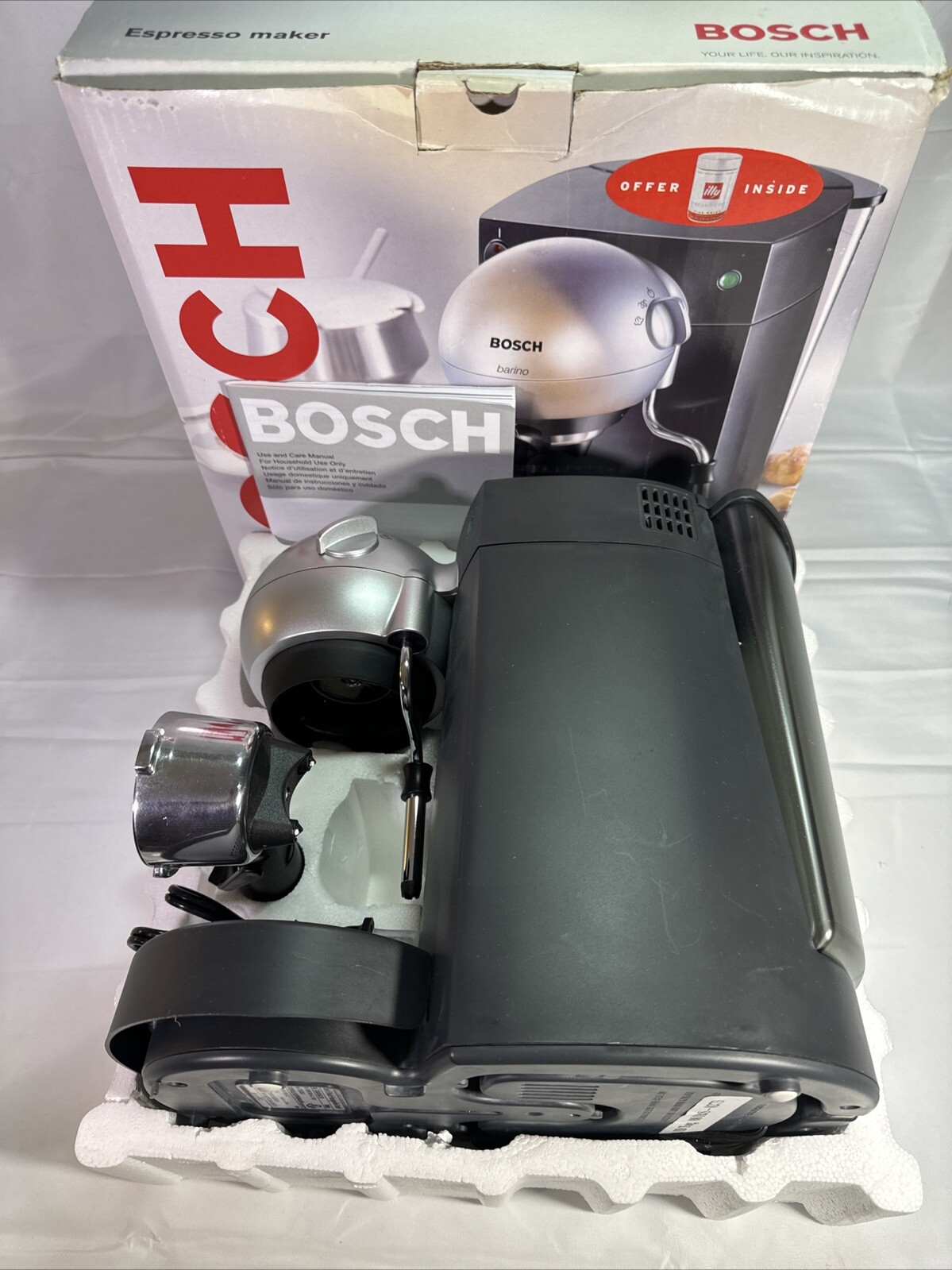 Bosch TCA4101UC Barino 40oz Espresso Machine - Open Box