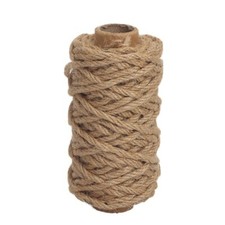 66 Ft Strong Natural Jute Twine, 4mm Thick Long Jute for Garden, Arts  Crafts