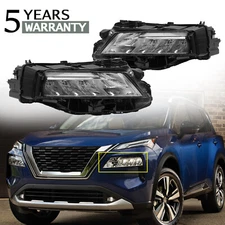 Headlights LED Pair Right+Left Side Assembly Headlamp For 2021-2023 Nissan Rogue