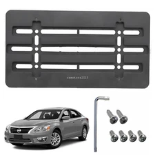 License Plate Tag Holder Mount Bracket Relocator Adapter Bumper Kit for NISSAN
