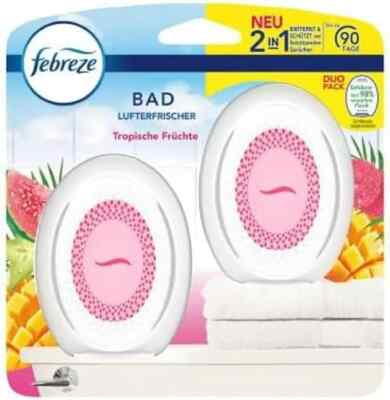 Febreze Badezimmer Lufterfrischer Fruchtige Tropen Geruchsbeseitiger, Doppelpack