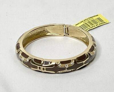Anna And Ava Hinged Bangle Bracelet
