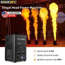 MOKA DMX Fire Machine for Stage Flame Machine Flamethrower Jet 10FT Safety