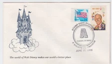 TurtlesTradingPost- Disney Salute to Anaheim Ca Pictorial Cancel 1988