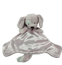 Baby Gund Spunky Huggybuddy Dog Lovey Security Blanket Pink Embroidered Eyes 15"
