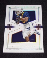 2016 National Treasures C J ANDERSON #19 Collegiate Gold/10 BRONCOS Golden Bears