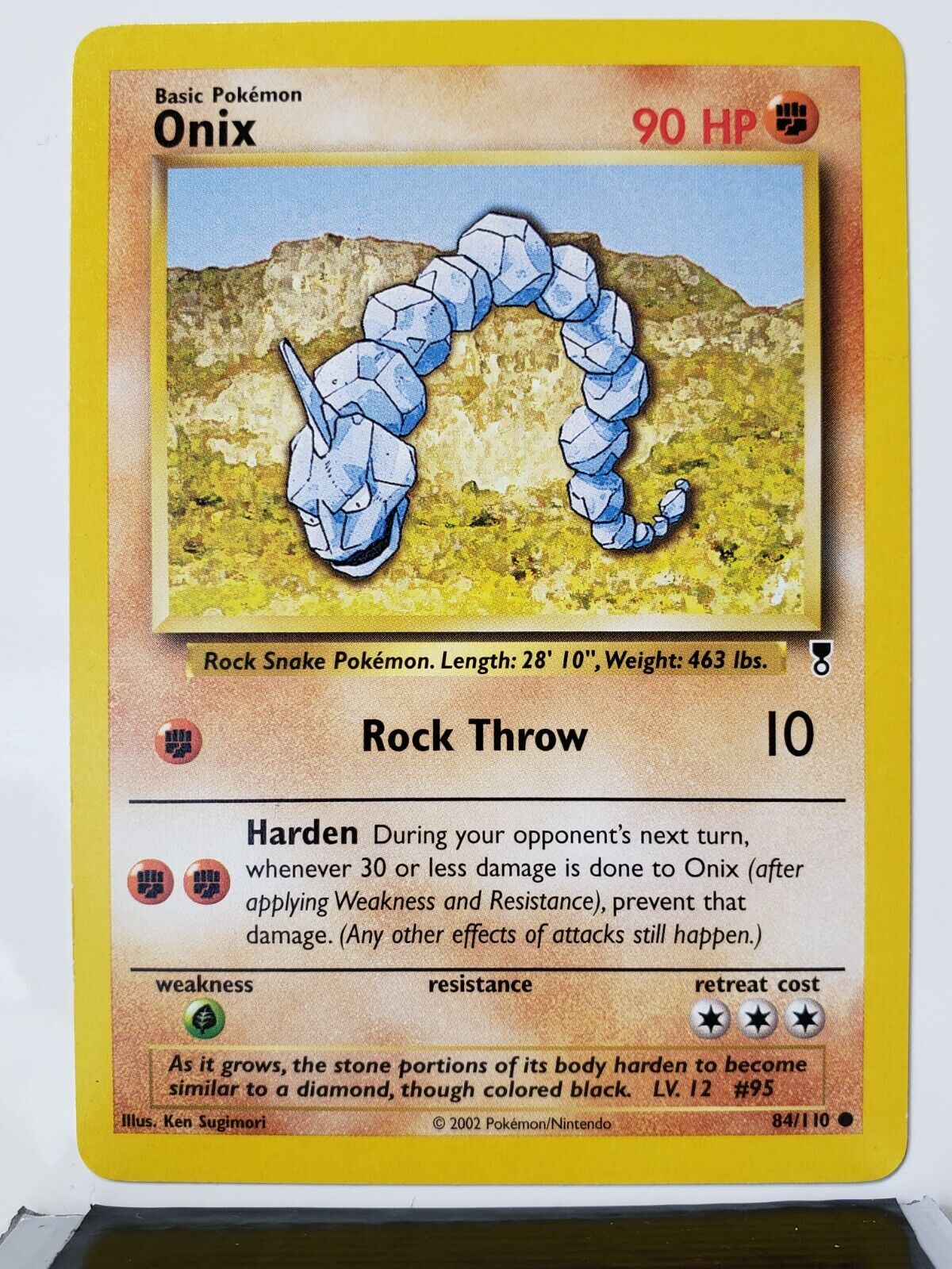 Pokemon Card - #95 Onix by Nova-Nebulas on DeviantArt