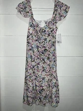 SO Sweetheart Flutter Sleeve Mini Dress, Women’s Size Small, NWT 