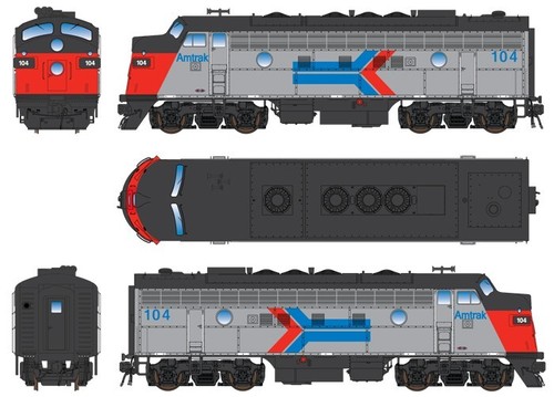 AMTRAK #101 PN 6923402 INTERMOUNTAIN CALIBRE N F7A DC/DCC LISTO | Zustand: New