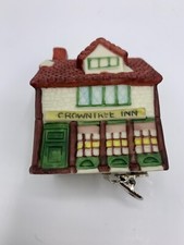 Vintage Clip On Crowntree Inn Christmas Ornament 