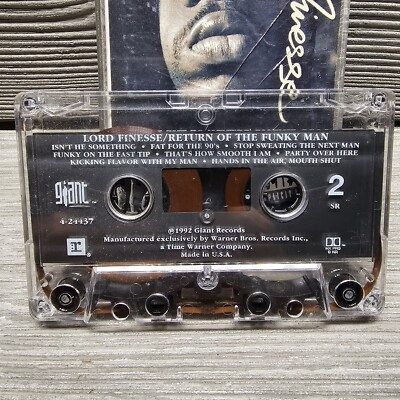 Return of the Funky Man by Lord Finesse (Cassette, Jan-1992, Giant