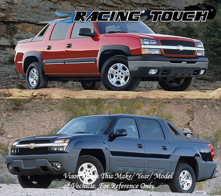 Sun roof & Visor Wind Guard Out-Channel 5pcs 2002-2006 Chevrolet Chevy Avalanche - Picture 7 of 7