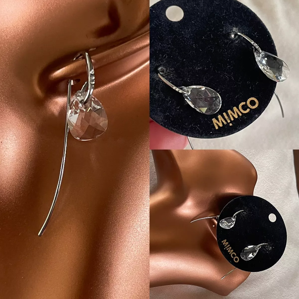 Mimco 2024 silver earrings