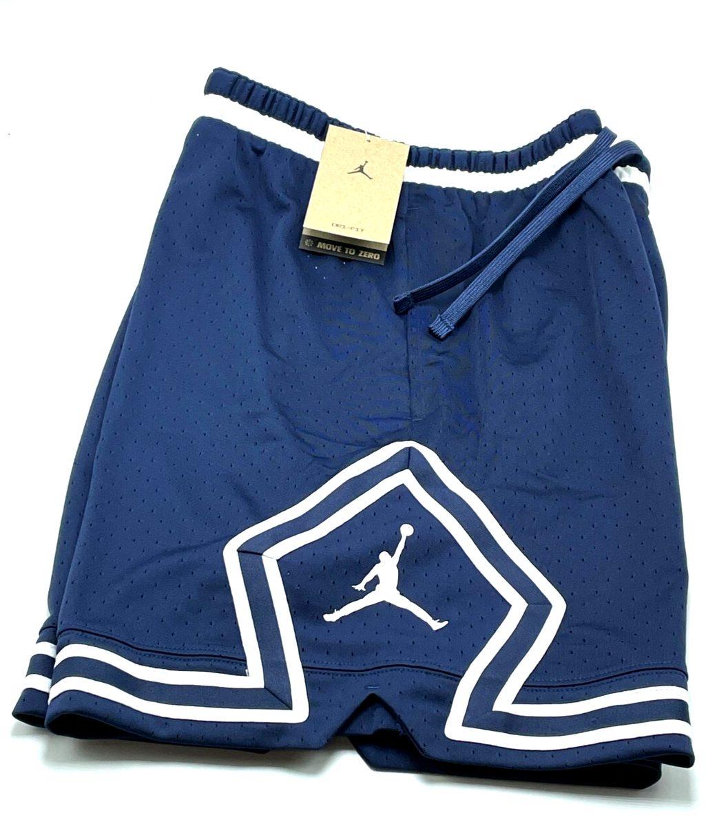 NEW* Men's Nike Jordan Sports Dri-Fit Mesh Diamond Shorts Navy