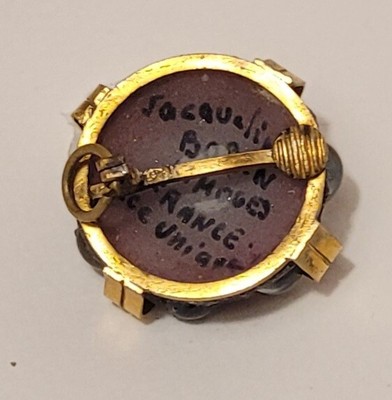Pendentif Vintage émaillé Limoges Par Jacqueline Bobin - Pièce Unique - Occasion