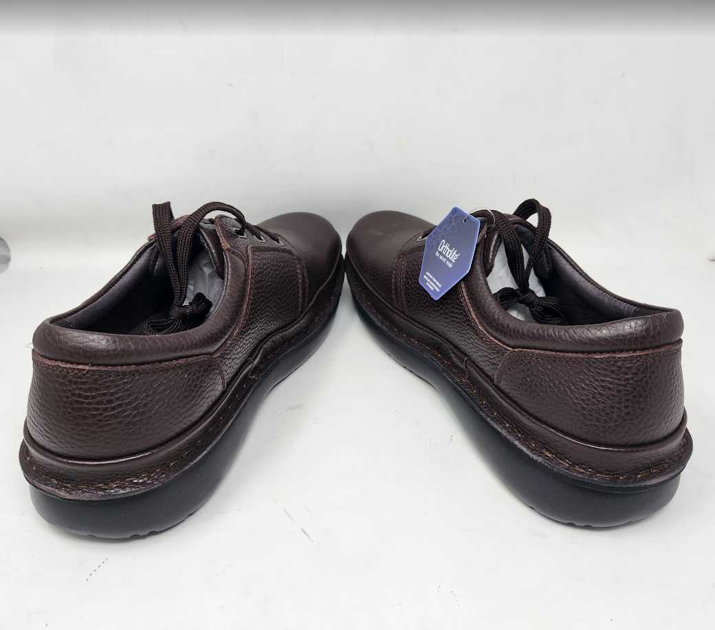 Men\'s 14  Propét villager lace up oxford  brown walking orthopedic shoes M4070 Propet Villager Mens M4070 Brown Leather Lace | Mercari main image 4