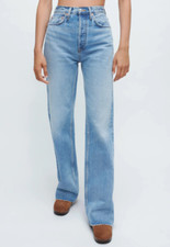 RE/DONE Ultra High Rise Wide Leg Jeans 25