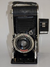 VINTAGE D cor AGFA ANSCO Folding Camera Plenax PB-20 w/ HYPAR Anastigmat Lens