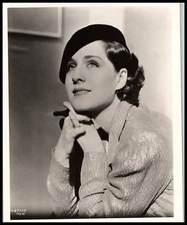 Hollywood Beauty NORMA SHEARER STYLISH POSE STUNNING PORTRAIT 1930s Photo 667