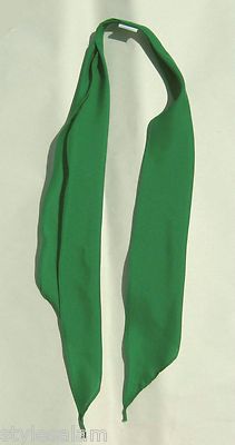 Scarf tie western square dance cowboy apache tie kelly green NEW emerald country
